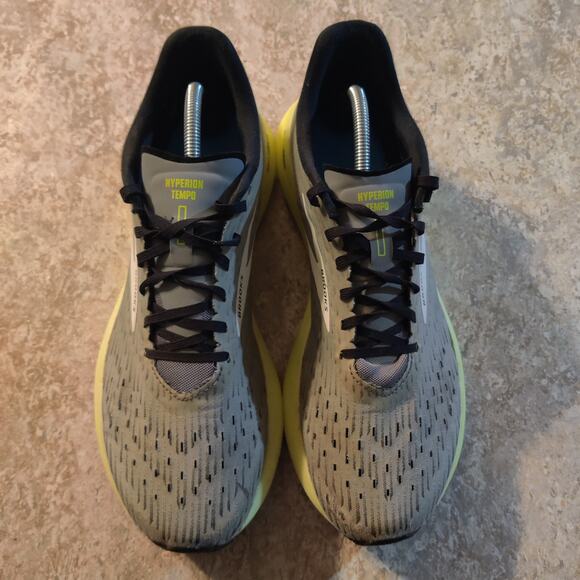 Brooks Shoes Mens 11.5 Hyperion Tempo Gray Green Running Sneakers * No Insoles * main image 6